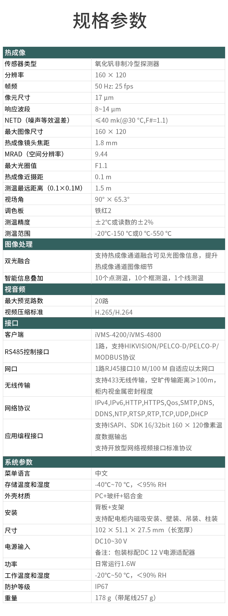 红外热成像仪