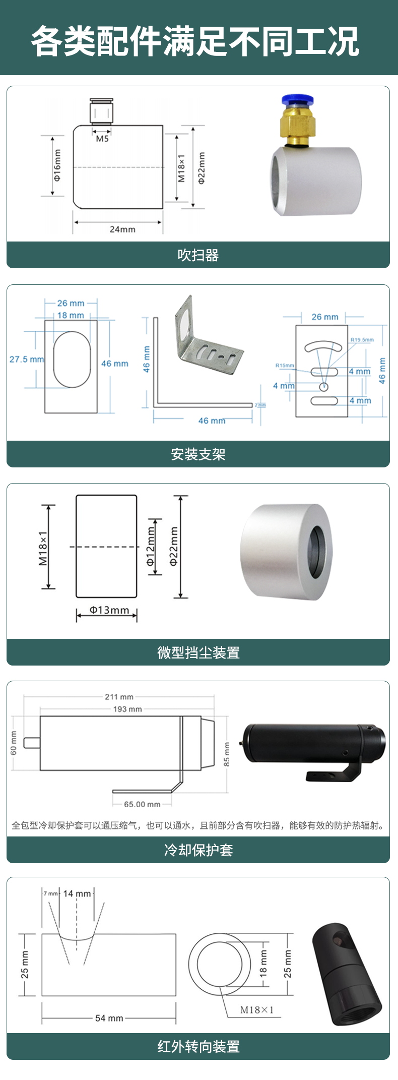 同轴激光瞄准红外测温仪