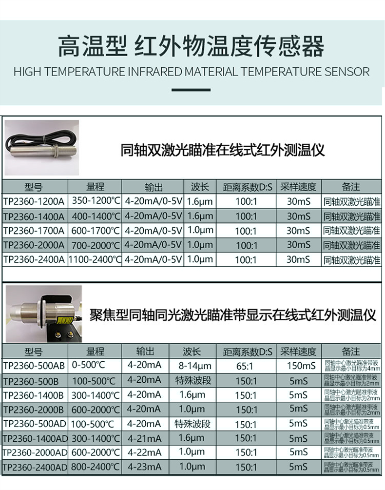 红外测温传感器